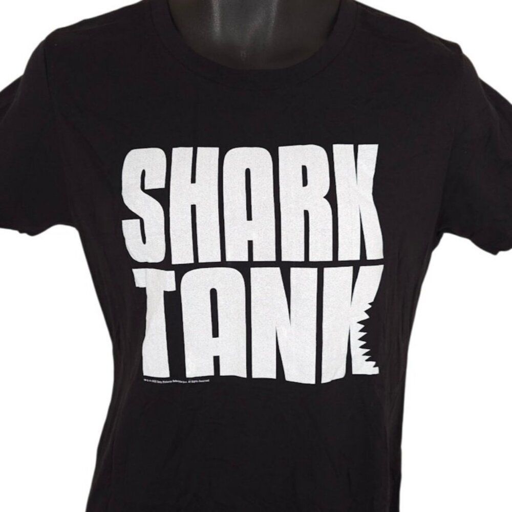 Shark Tank T Shirt Womens Size Medium Black TV Show Promo